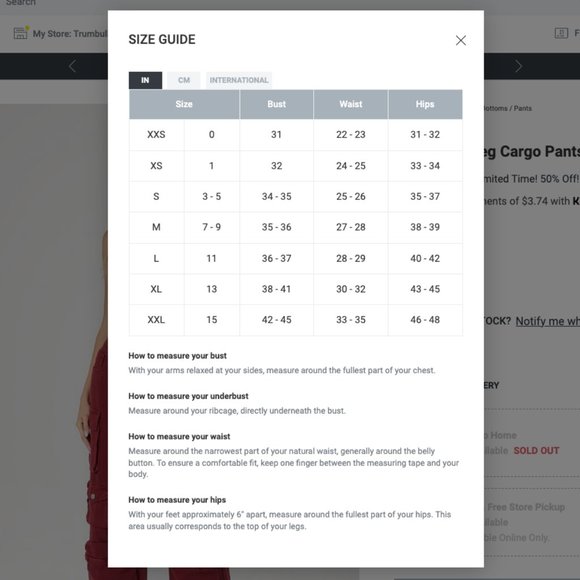 Forever 21 Burgundy Twill Wide-leg Cargo Pants - Picture 6 of 6